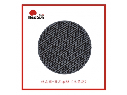 φ55-多孔陶瓷板-灶具用-三角花-圓孔